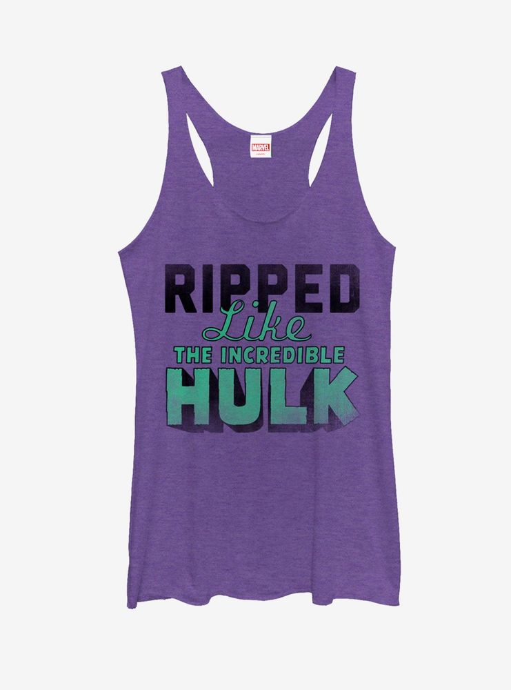 Marvel Ripped Like the Hulk Womens Tank