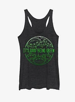 Disney Toy Story Squeeze Aliens Being Green Womens Tank