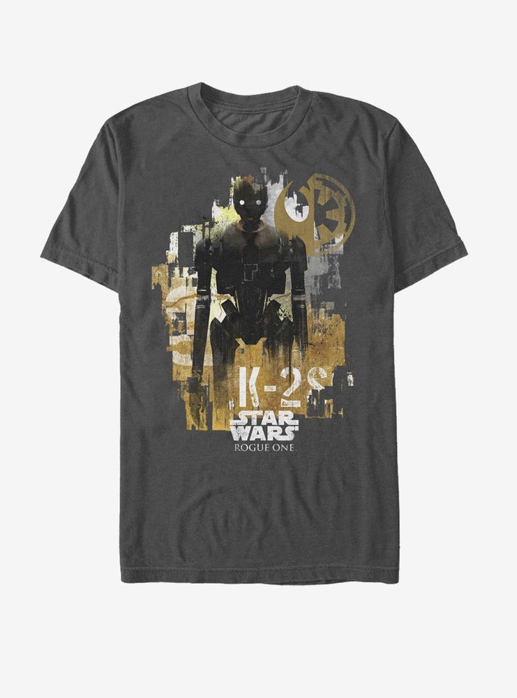 Star Wars K-2SO Modern Profile Print T-Shirt