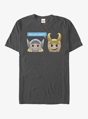 Marvel Thor Loki Mad Emoji T-Shirt