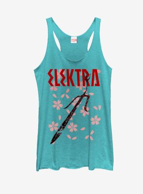 Marvel Elektra Blossoms Womens Tank