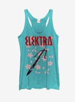 Marvel Elektra Blossoms Womens Tank