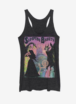 Disney Sleeping Beauty Aurora Silhouette Womens Tank