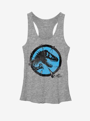Jurassic Park Cracked T. Rex Logo Womens Tank