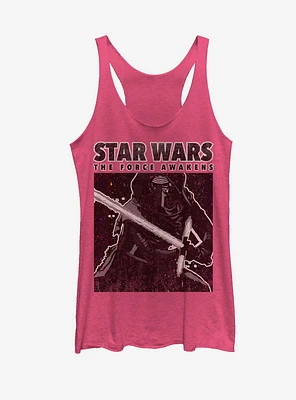 Star Wars Kylo Ren Distressed Womens Tank