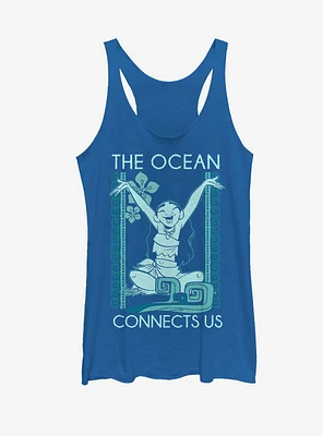 Disney Moana Ocean Connects Us Womens Tank
