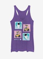 Disney Pixar Wall-E Robot EVE Heart Womens Tank