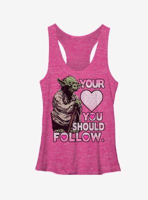 Star Wars Yoda Follow Your Heart Womens Tank