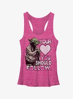 Star Wars Yoda Follow Your Heart Womens Tank