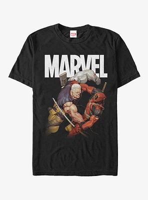 Marvel Deadpool Cable and Fight T-Shirt
