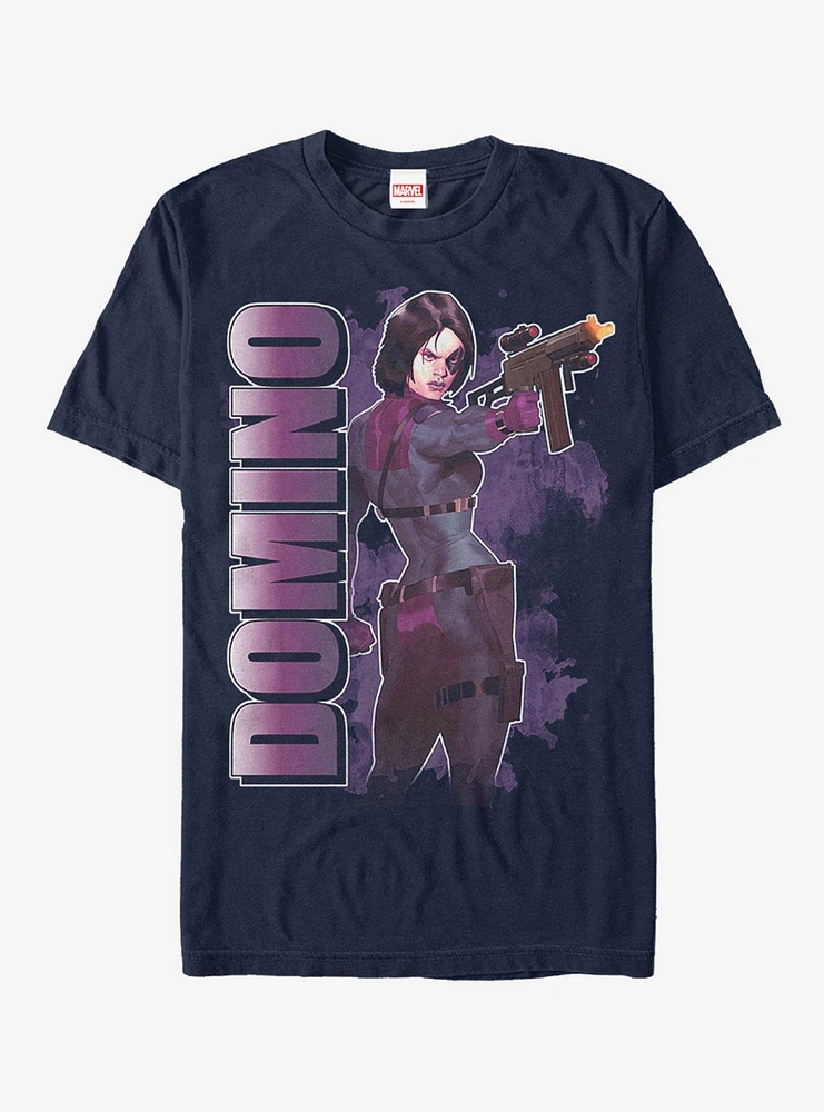 Marvel Deadpool Domino Watercolor T-Shirt