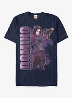 Marvel Deadpool Domino Watercolor T-Shirt