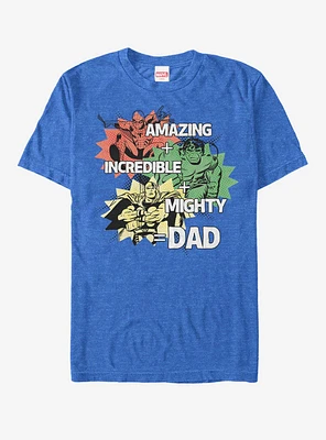Marvel Father's Day Avengers Dad Qualities T-Shirt