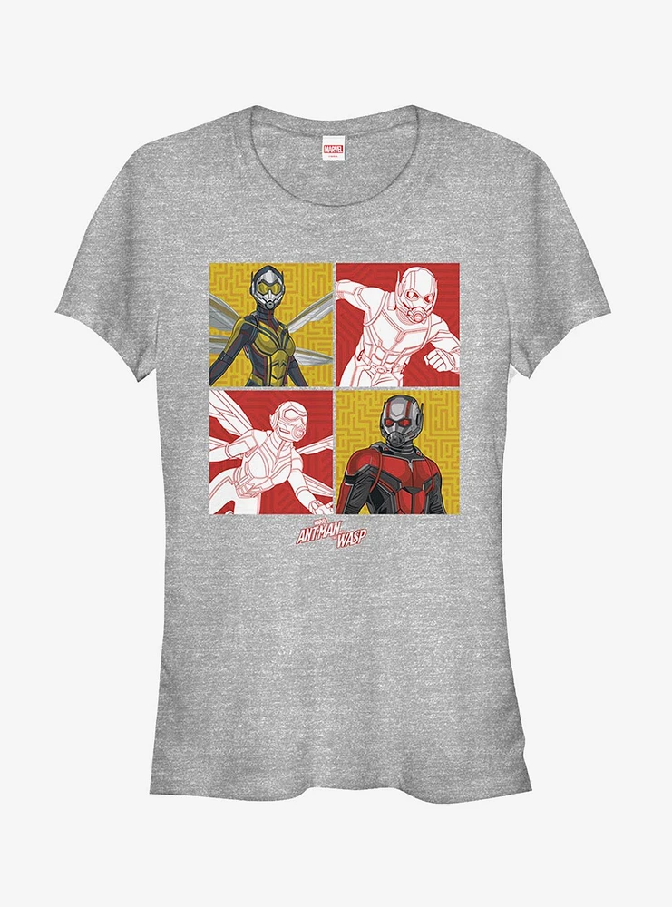 Marvel Ant-Man And The Wasp Character Panels Girls T-Shirt