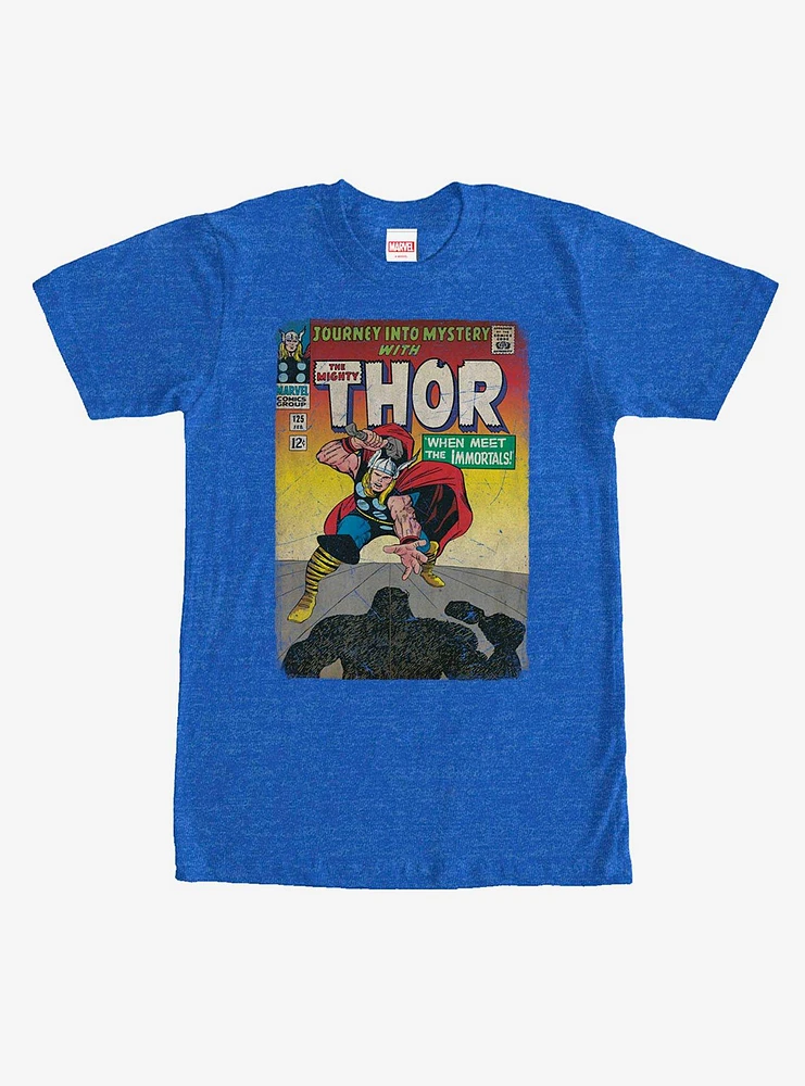 Marvel Thor Comic Book Cover Print T-Shirt