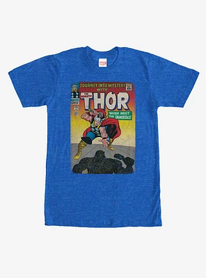 Marvel Thor Comic Book Cover Print T-Shirt