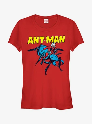 Marvel Ant-Man Vintage Ant Rider Cartoon Girls T-Shirt