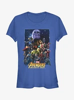 Marvel Avengers: Infinity War Character Collage Girls T-Shirt