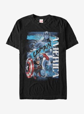 Marvel Captain America Collage T-Shirt