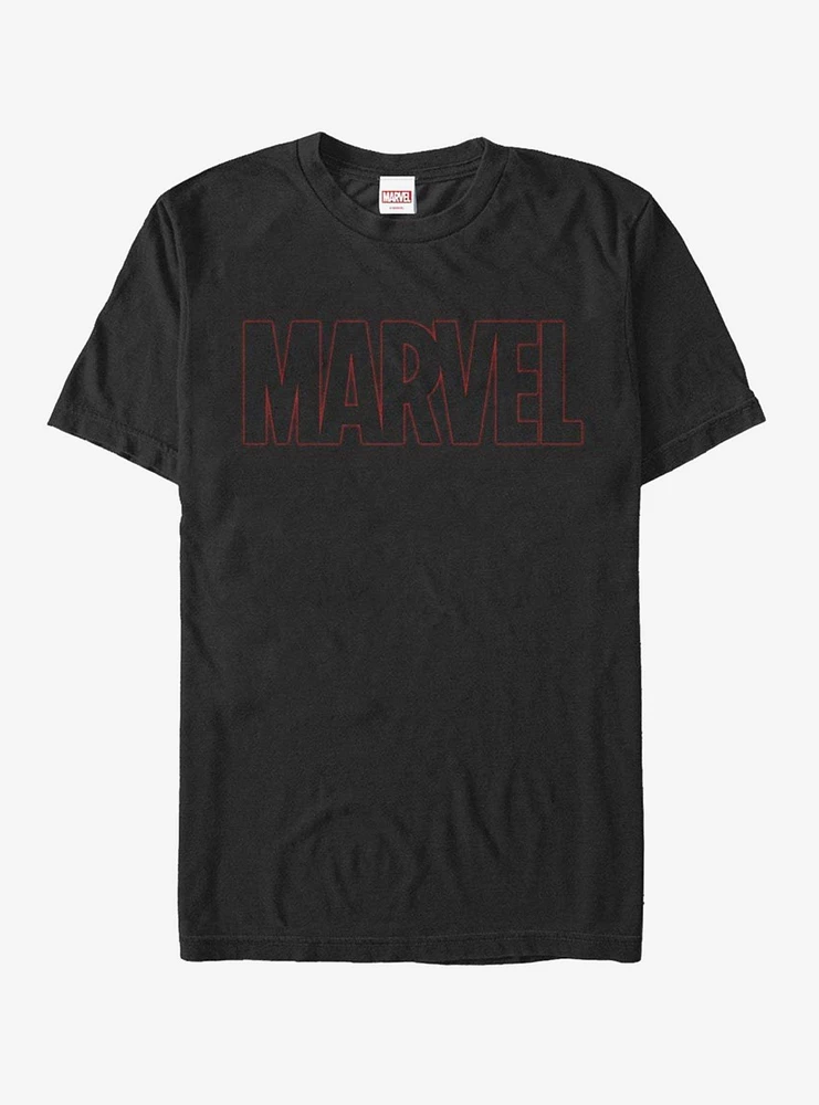Marvel Classic Outline Logo T-Shirt