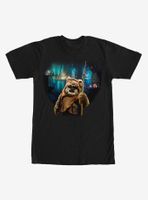 Star Wars Tree Village Wicket Ewok T-Shirt