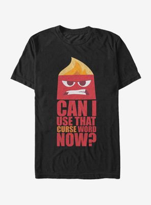 Disney Pixar Inside Out Anger Can I Use That Curse Word Now T-Shirt
