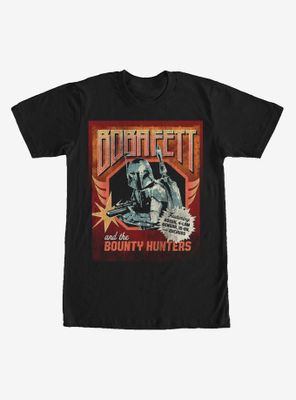 Star Wars Boba Fett Concert Poster T-Shirt