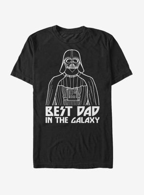 Star Wars Darth Vader Best Dad the Galaxy T-Shirt