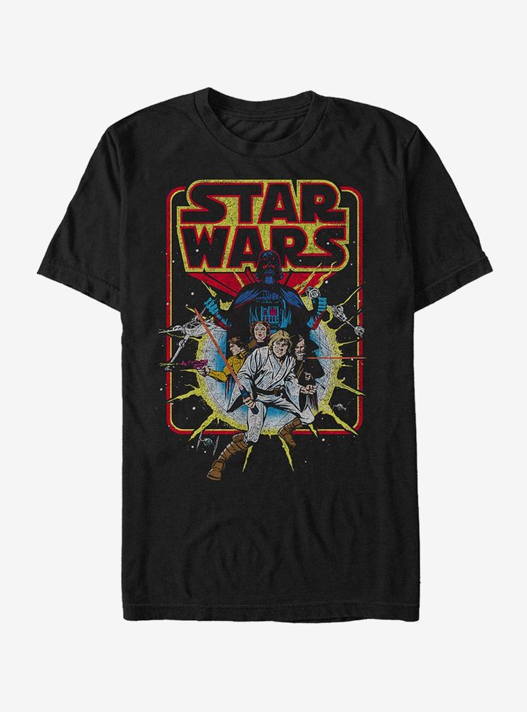 Star Wars Retro Explosion T-Shirt