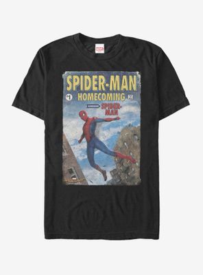 Marvel Spider-Man Homecoming Comic Book T-Shirt