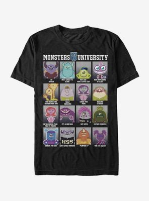 Disney Pixar Monsters University Yearbook Page T-Shirt