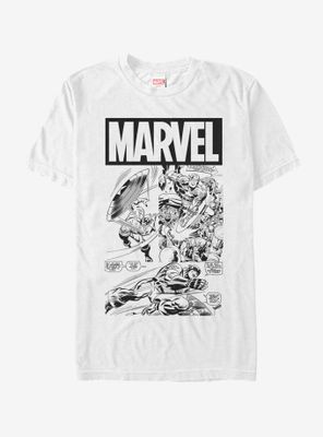Marvel Captain America Comic Book T-Shirt