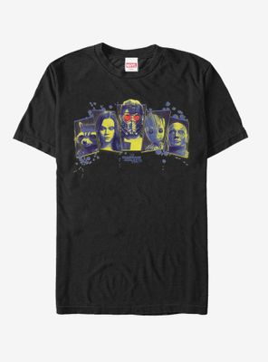 Marvel Guardians of the Galaxy Vol. 2 Team Panels T-Shirt