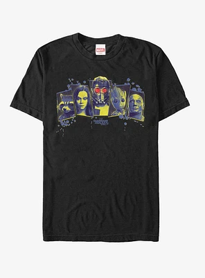 Marvel Guardians of the Galaxy Vol. 2 Team Panels T-Shirt