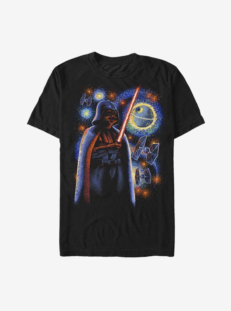 Star Wars Darth Vader Starry Night T-Shirt