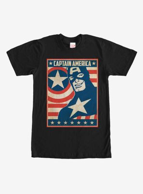 Marvel Captain America Poster T-Shirt