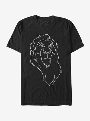 Disney The Lion King Scar Sketch T-Shirt
