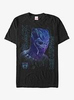 Marvel Black Panther 2018 3D Pattern T-Shirt