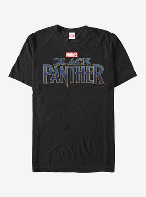 Marvel Black Panther 2018 Text Logo T-Shirt