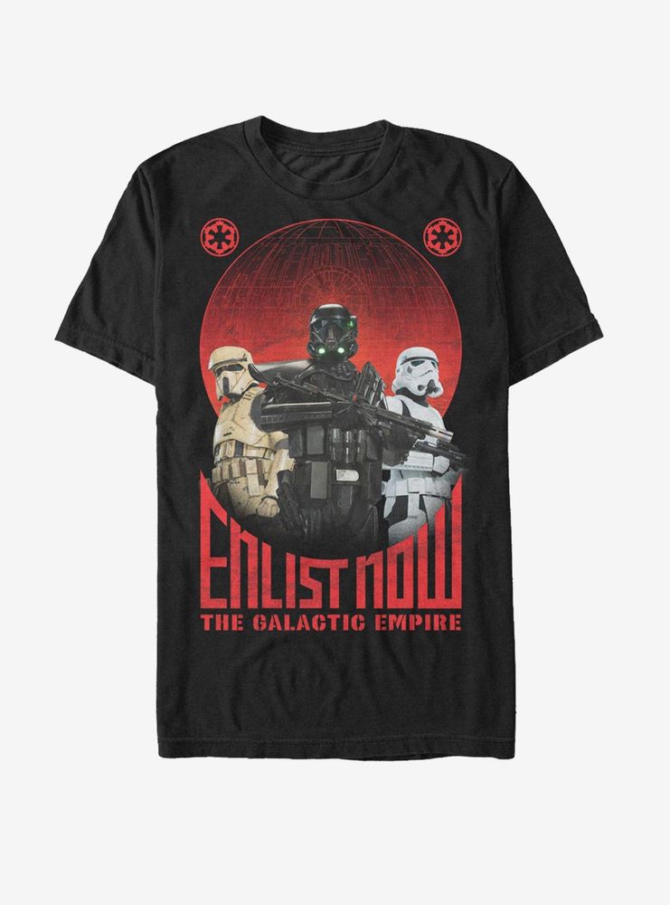 Star Wars Enlist Now Galactic Empire T-Shirt