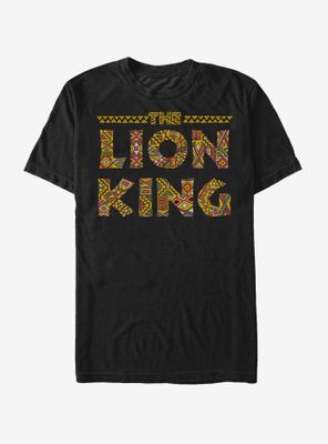 Disney The Lion King Tribal Print Logo T-Shirt