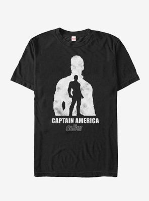 Marvel Avengers: Infinity War Captain America Silhouette T-Shirt
