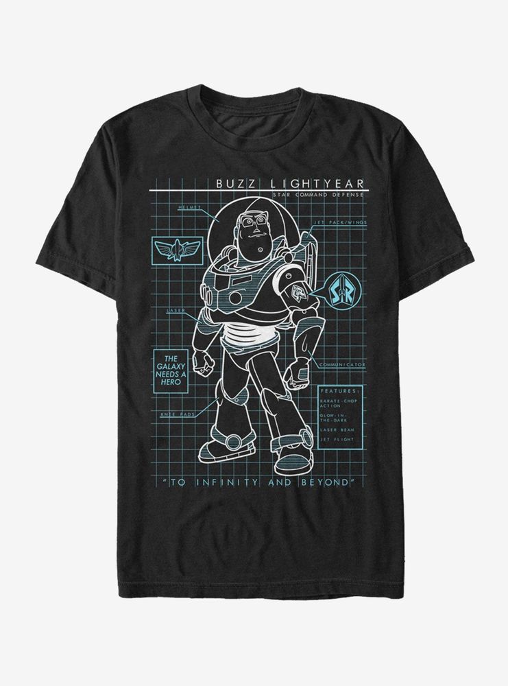 Disney Toy Story Buzz Lightyear Schematic T-Shirt