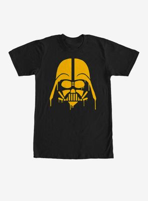 Star Wars Halloween Dripping Darth Vader Helmet T-Shirt
