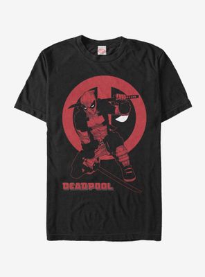 Marvel Deadpool Katana Sword Pose T-Shirt