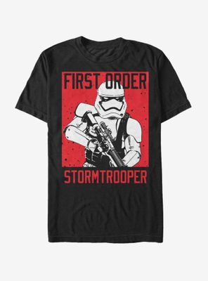 Star Wars First Order Stormtrooper Poster T-Shirt