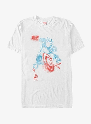 Marvel Captain America Watercolor T-Shirt