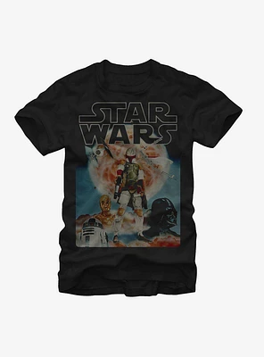 Star Wars Boba Fett and Droids T-Shirt
