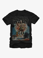 Star Wars Boba Fett and Droids T-Shirt