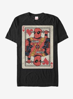 Marvel Deadpool King of Hearts T-Shirt